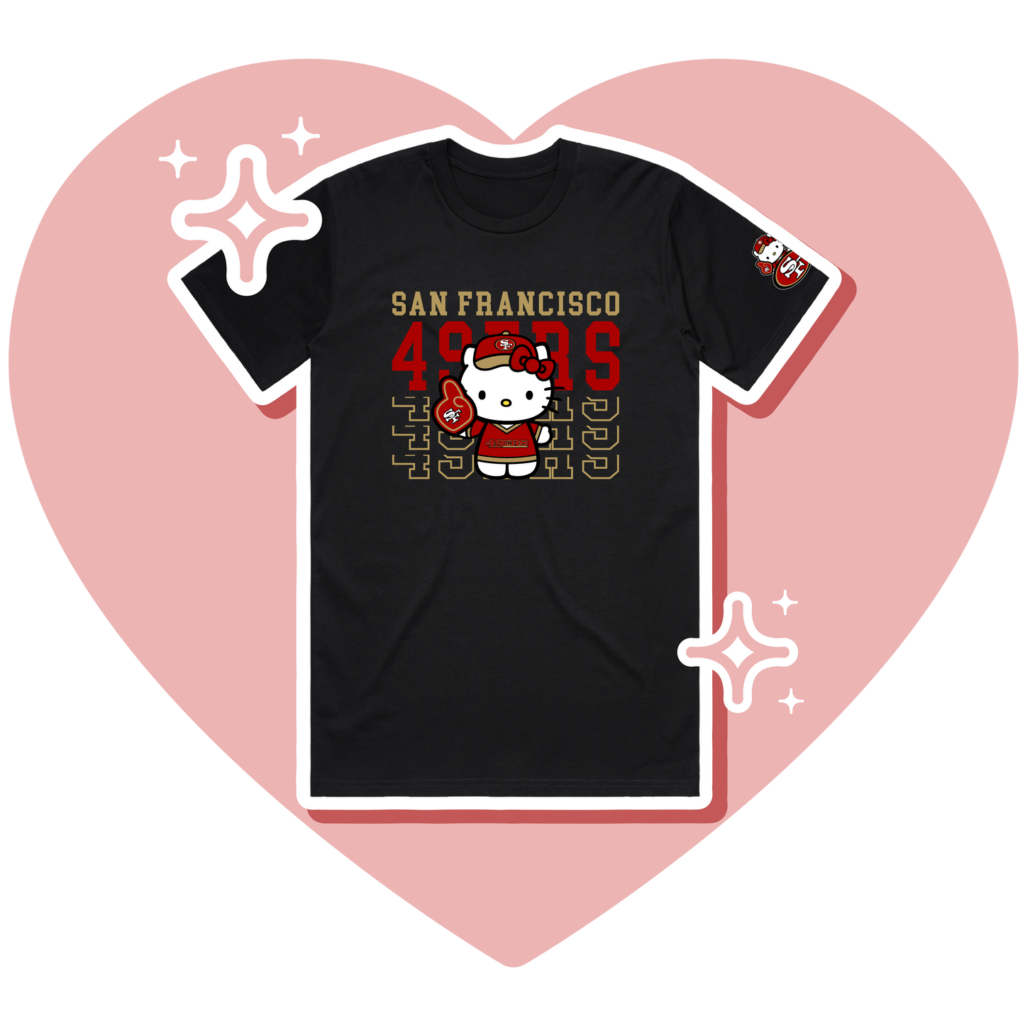 Hello Kitty x 49ers T-Shirts