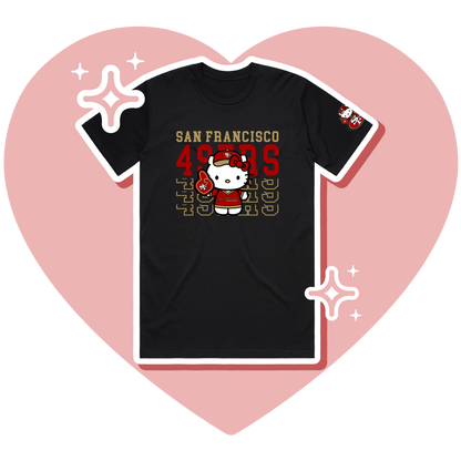 Hello Kitty x 49ers T-Shirts