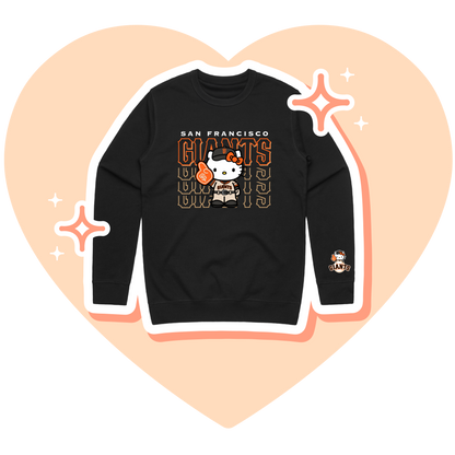 Hello Kitty x Giants Crewneck Sweatshirts