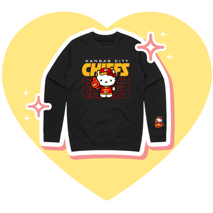 Hello Kitty x Chiefs Crewneck Sweatshirts