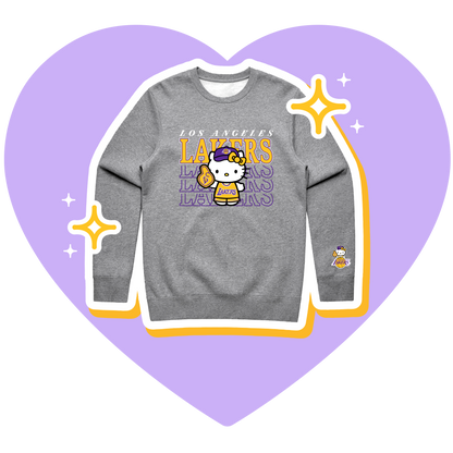 Hello Kitty x Lakers Crewneck Sweatshirt