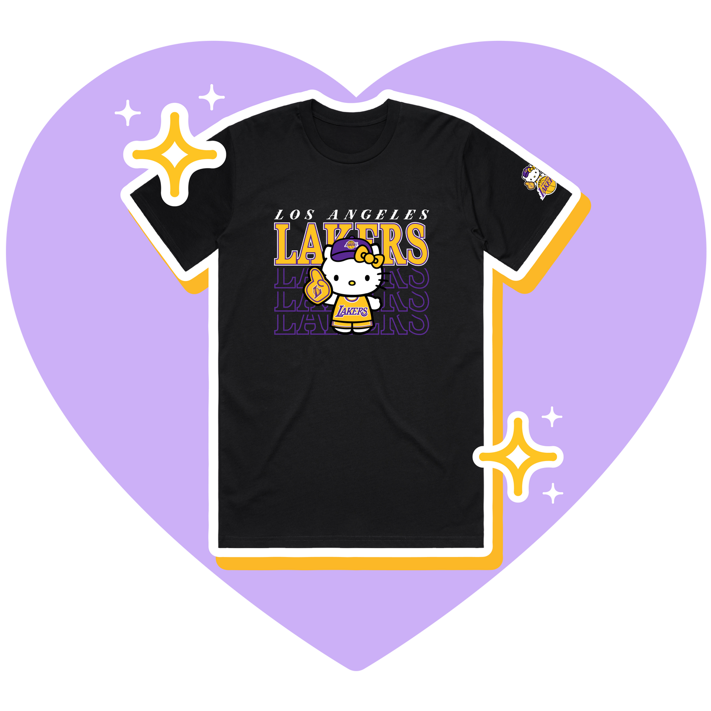 Hello Kitty x Lakers T-Shirts