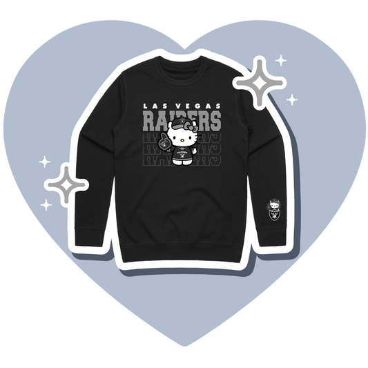 Hello Kitty x Raiders Crewneck Sweatshirts