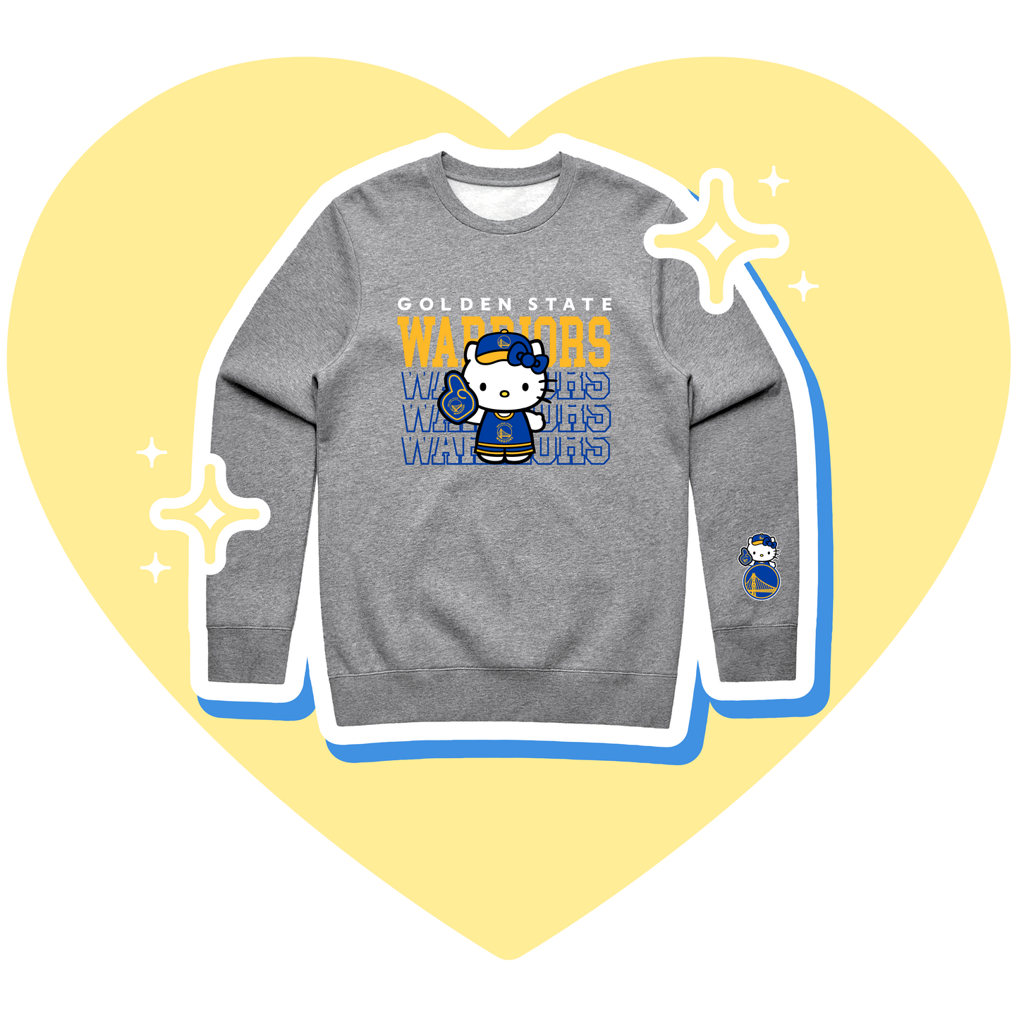 Hello Kitty x Warriors Crewneck Sweatshirt