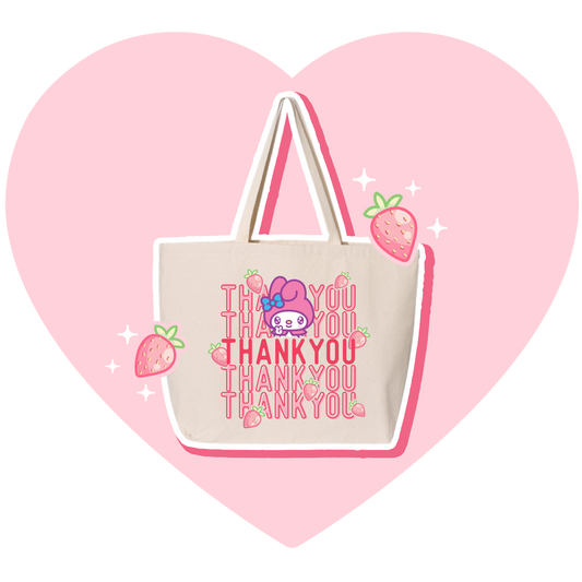 My Melody Strawberry Tote Bag