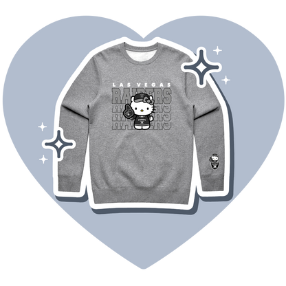 Hello Kitty x Raiders Crewneck Sweatshirts