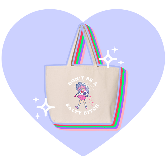 Morton's Salt Girl x Sailor Moon Tote Bag