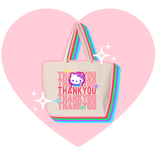 Thank You Hello Kitty Tote Bags